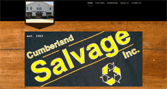 Desktop Screenshot of cumberlandsalvageinc.com